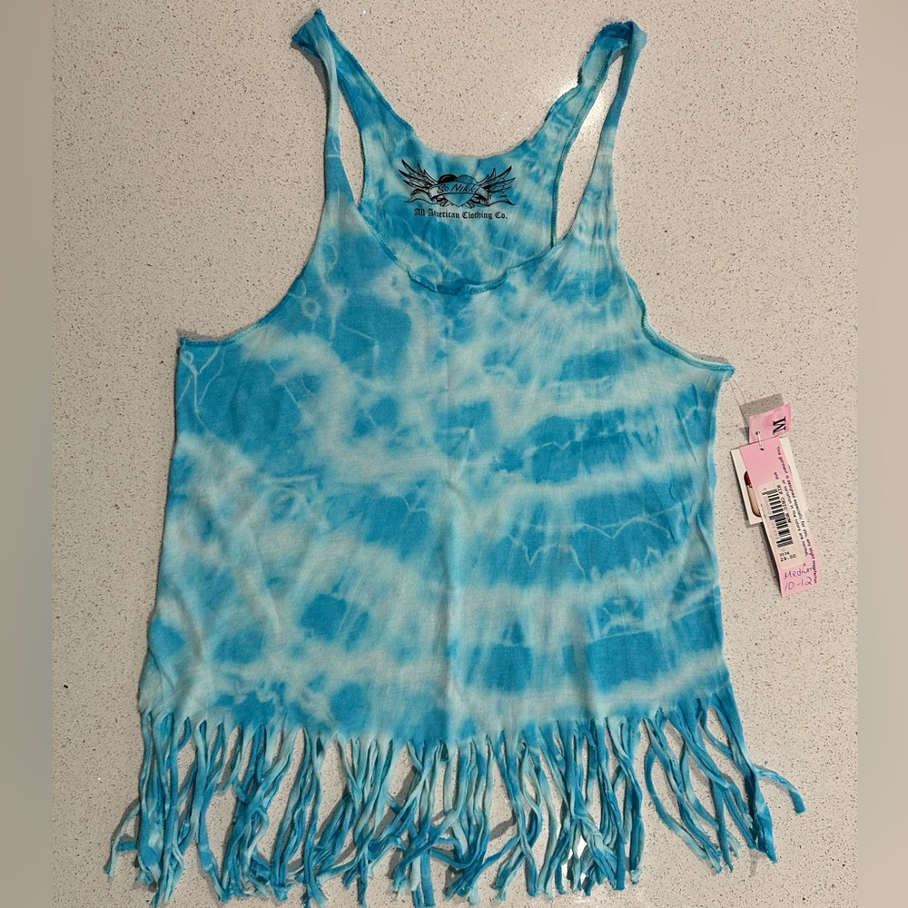 NEW So Nikki Tye Dyed Girls Tank Top